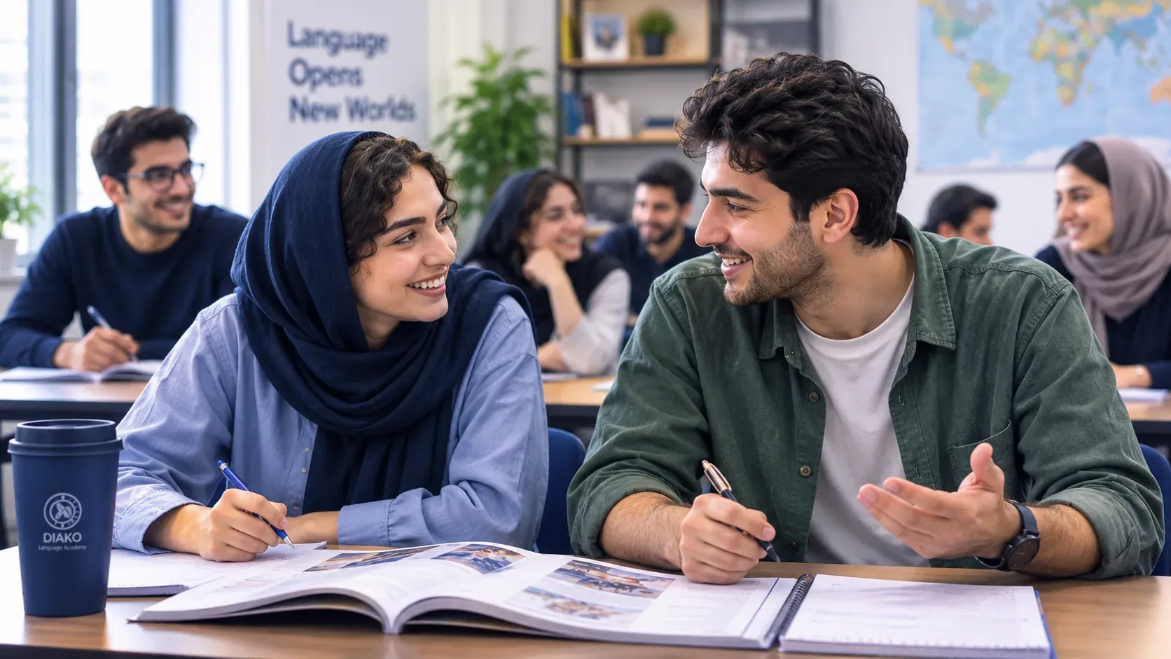 کلاس درس در IELTS Center دیاکو